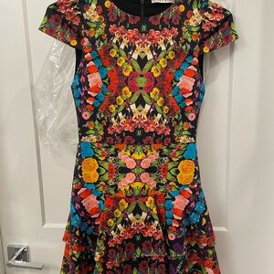Alice + Olivia Multicolor Floral Dress